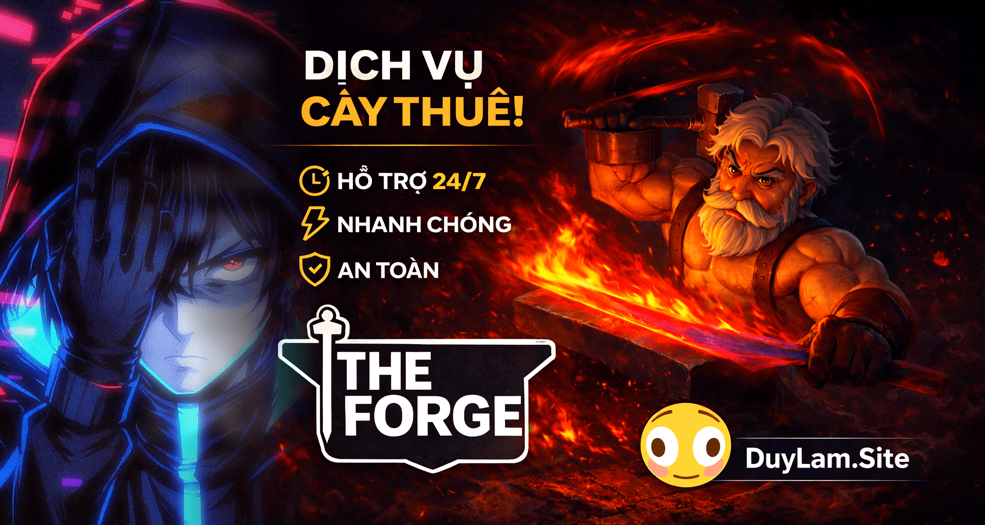 Shop Roblox, Cày Thuê The Forge Ngon - Bổ - Rẻ